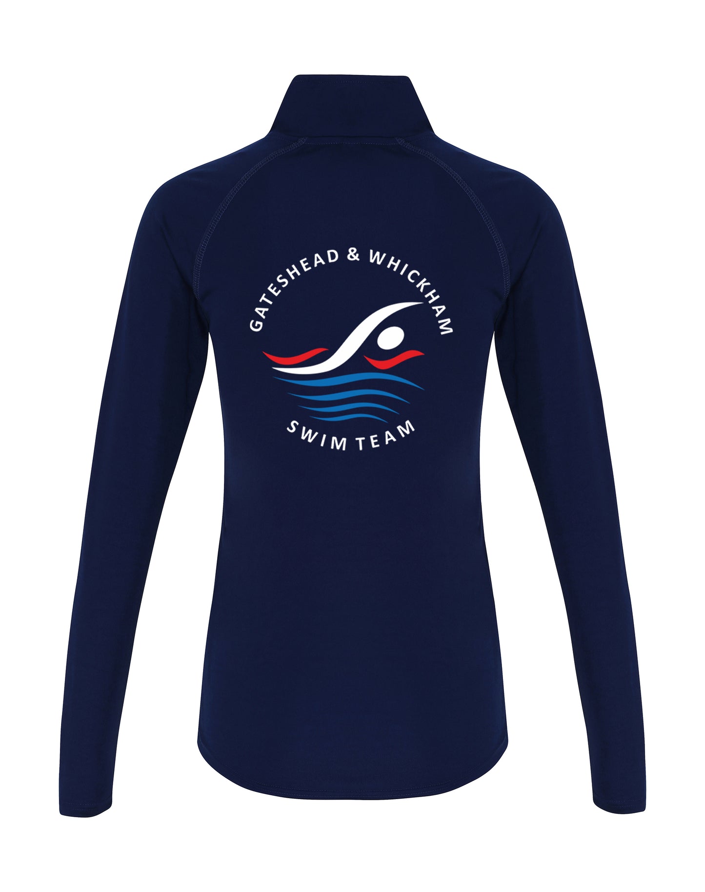 Ladies Gateshead & Whickham Long Sleeve Performance 1/4 zip